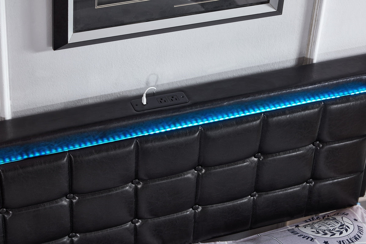 IF 5400 Bed (Black PU)