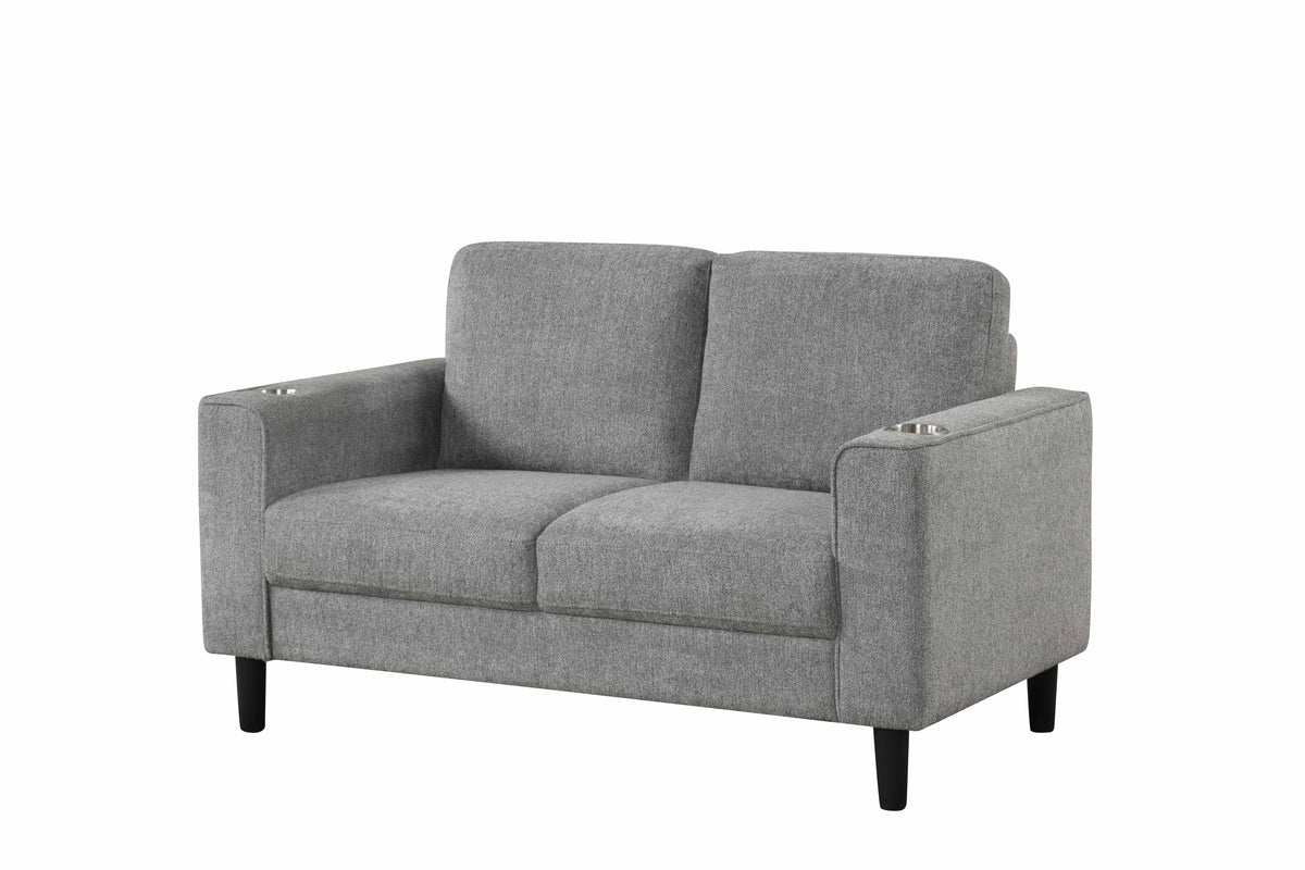 IF-8240 Stationary Sofa Set (Grey)