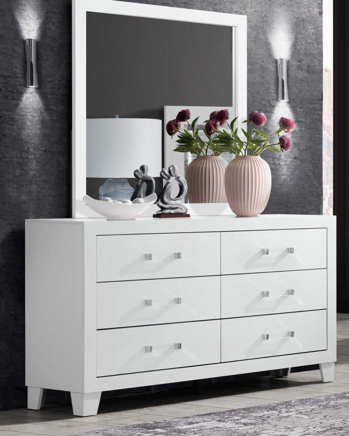 Luccia-White Bedroom Set