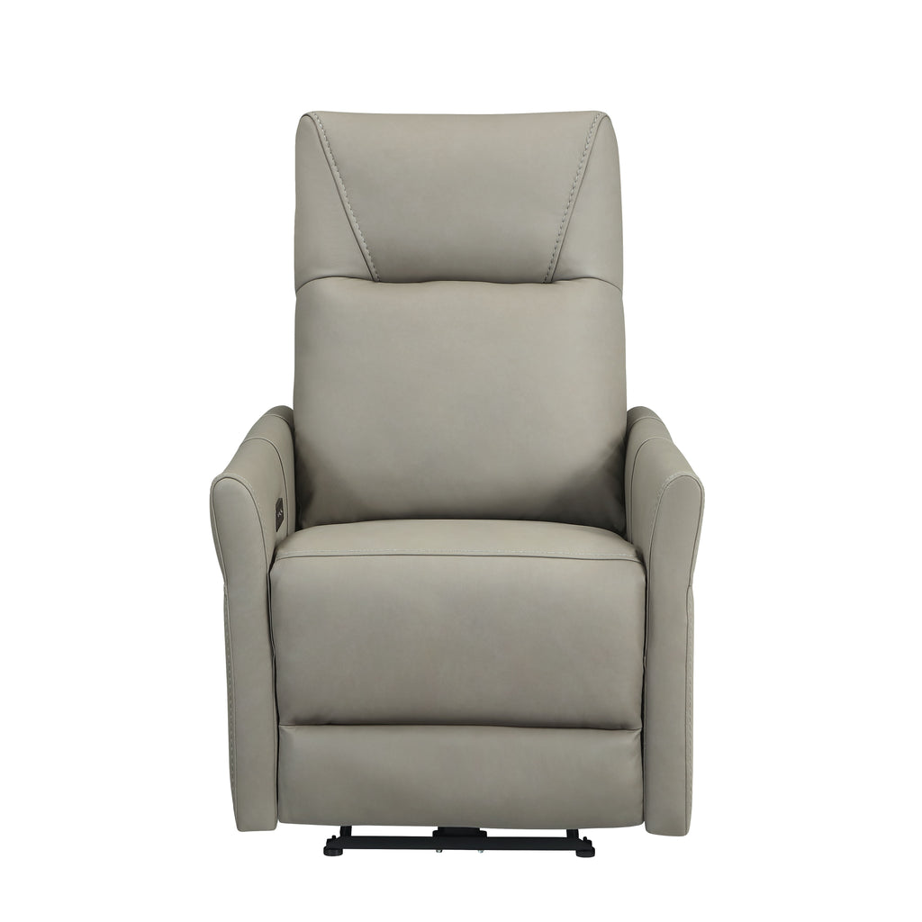 IF-6391 Recliner (Pewter Leather Match)