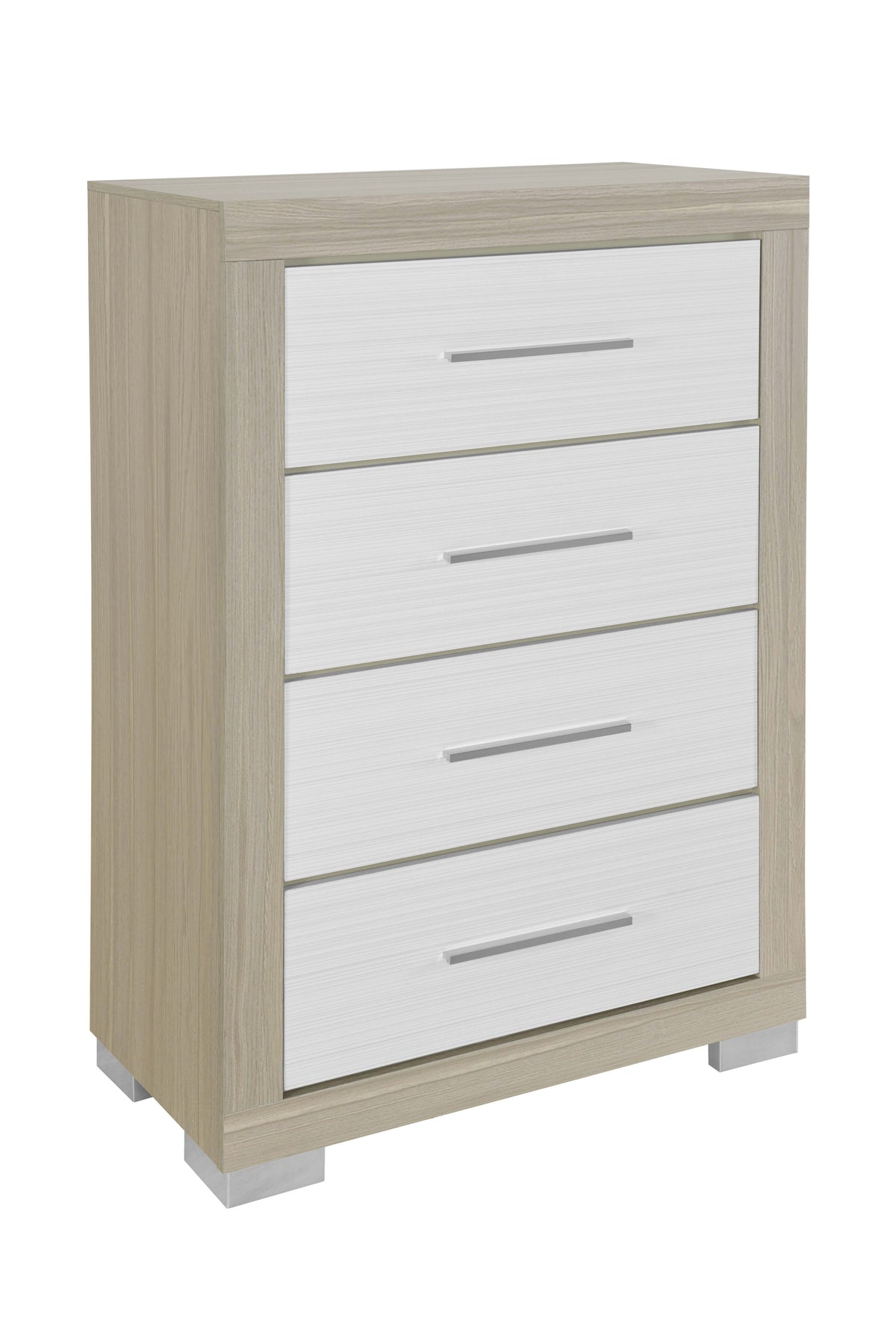 Emma (Natural-White) Platform Bed