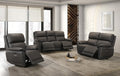 IF-8170 Power Recliner Sofa Set (Brown Leather Match)