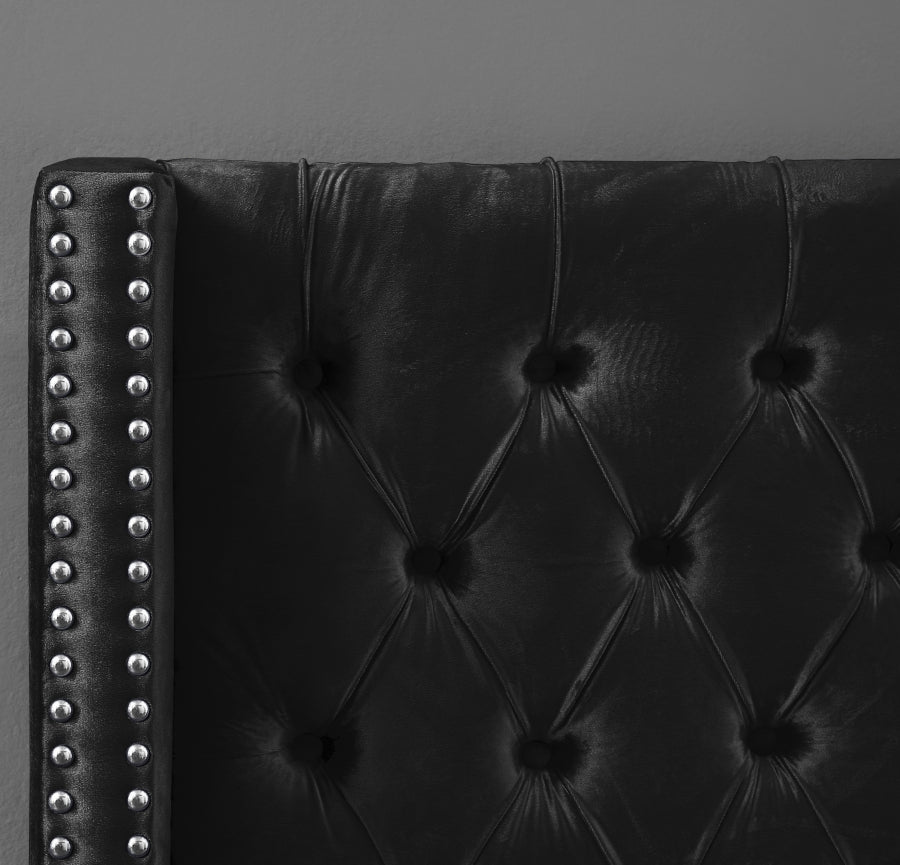 IF 5893 Bed (Black Velvet)