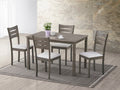 T-1050 / C-1052 5-Piece Dining Set (Crème Fabric)