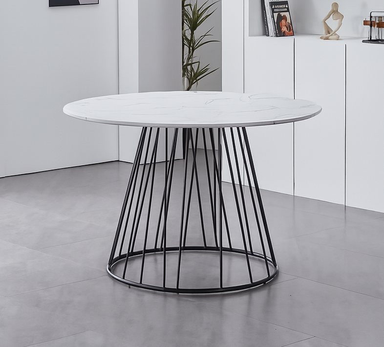 T-1590 / C-1592 5-Piece Dining Set (Grey Velvet)