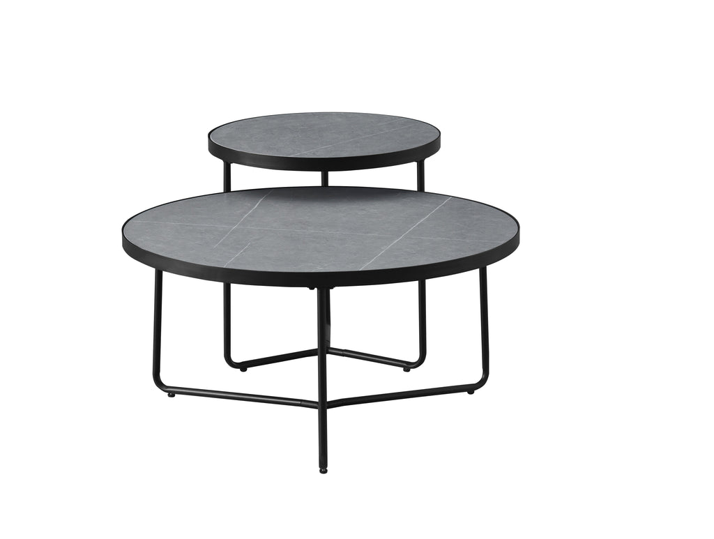 IF-2621 2-Piece Coffee Table Set (Armani Grey)