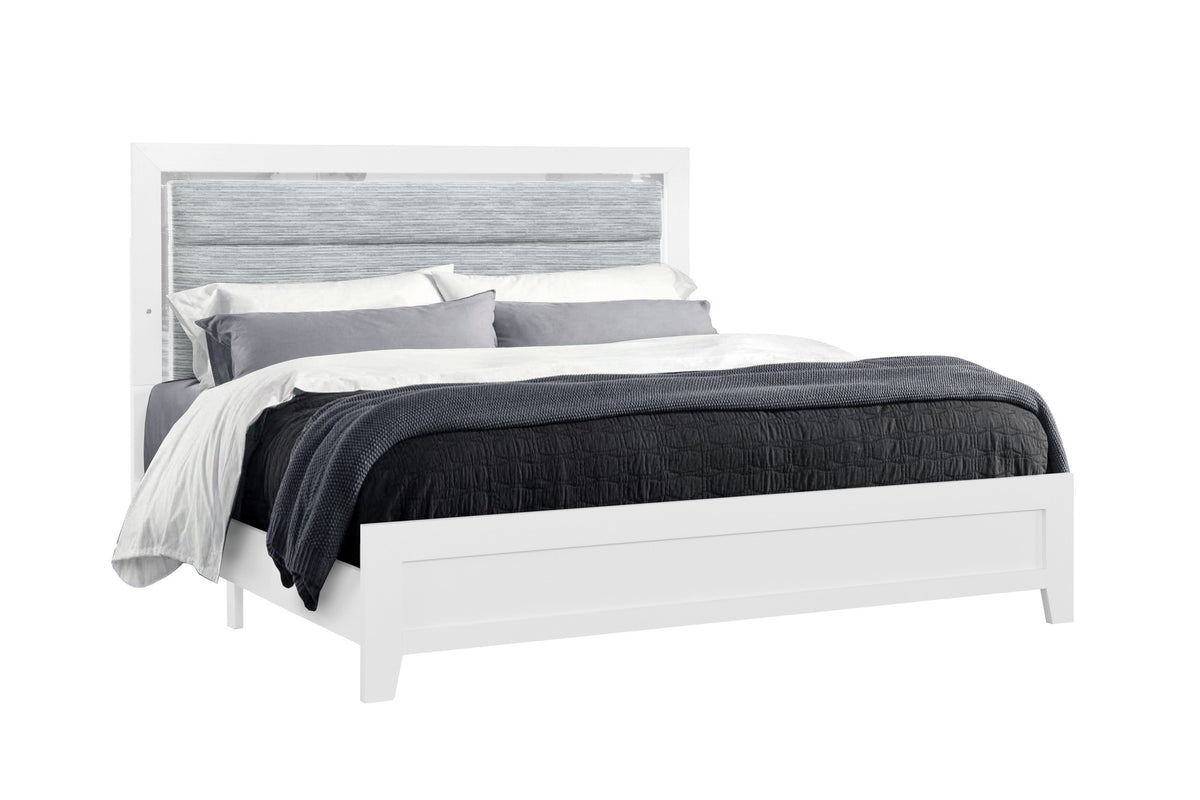 Luccia-White Bed