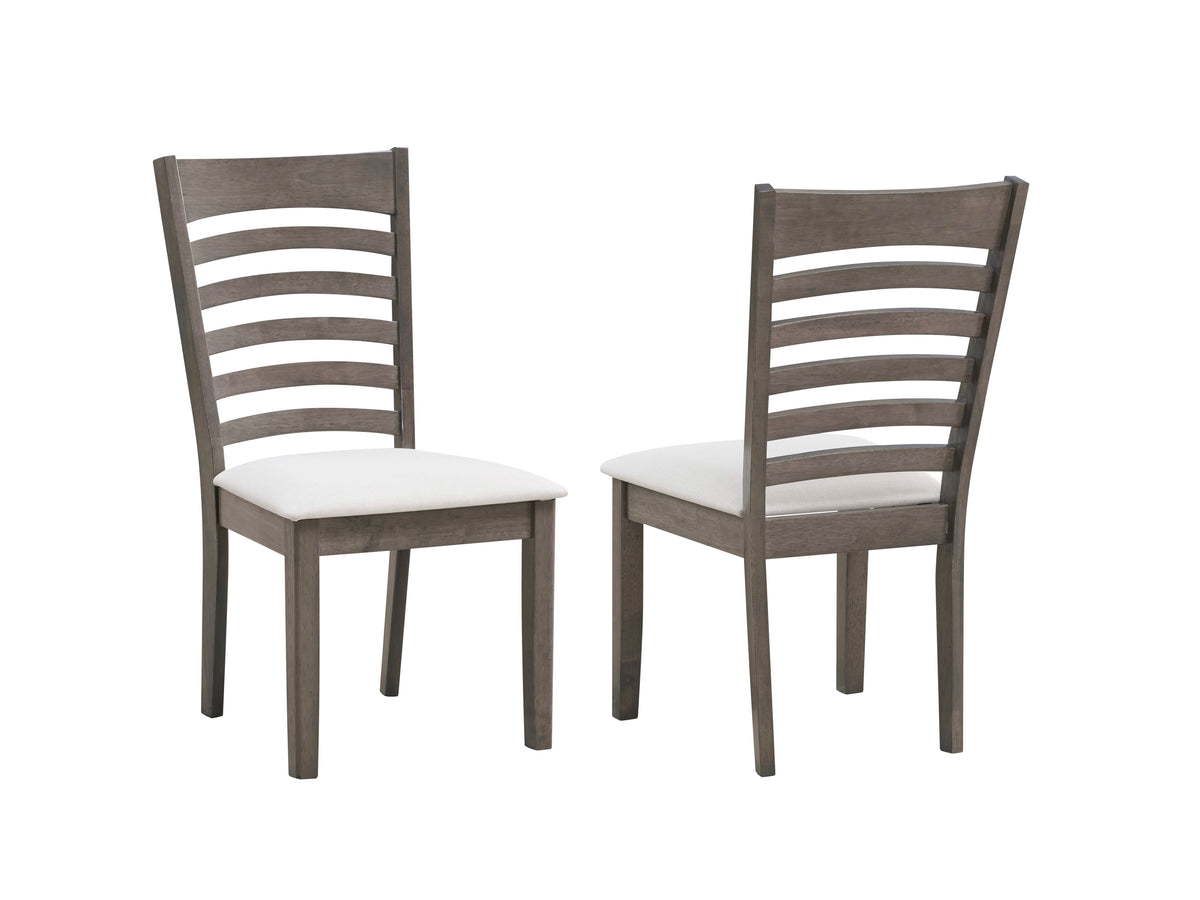 T-1080 / C-1082 7-Piece Dining Set (Beige Fabric)