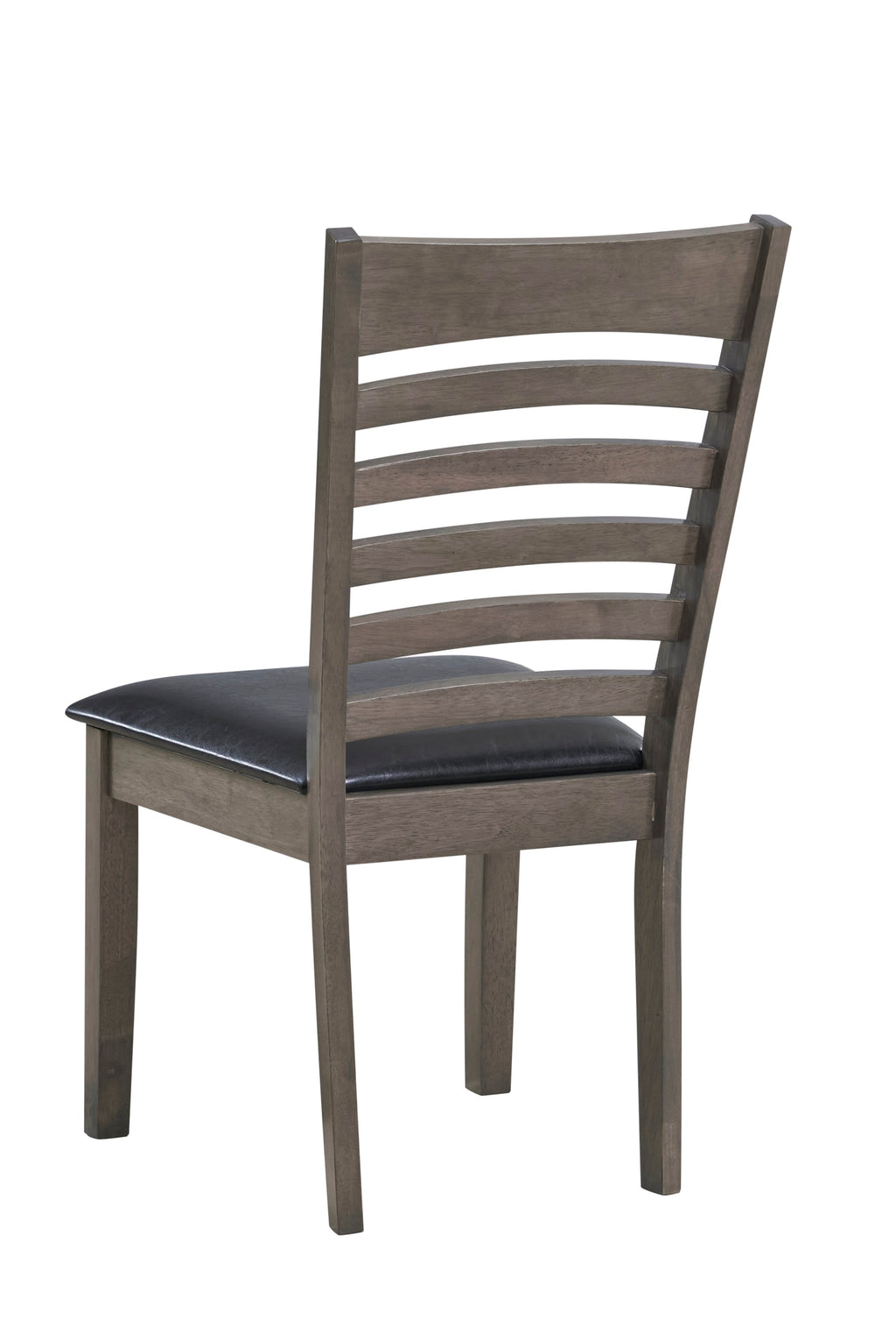 T-1080 / C-1081 7-Piece Dining Set (Black PU)