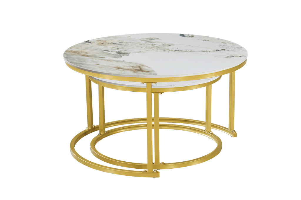 IF-2632 2-Piece Coffee Table Set (Pandora Stone)