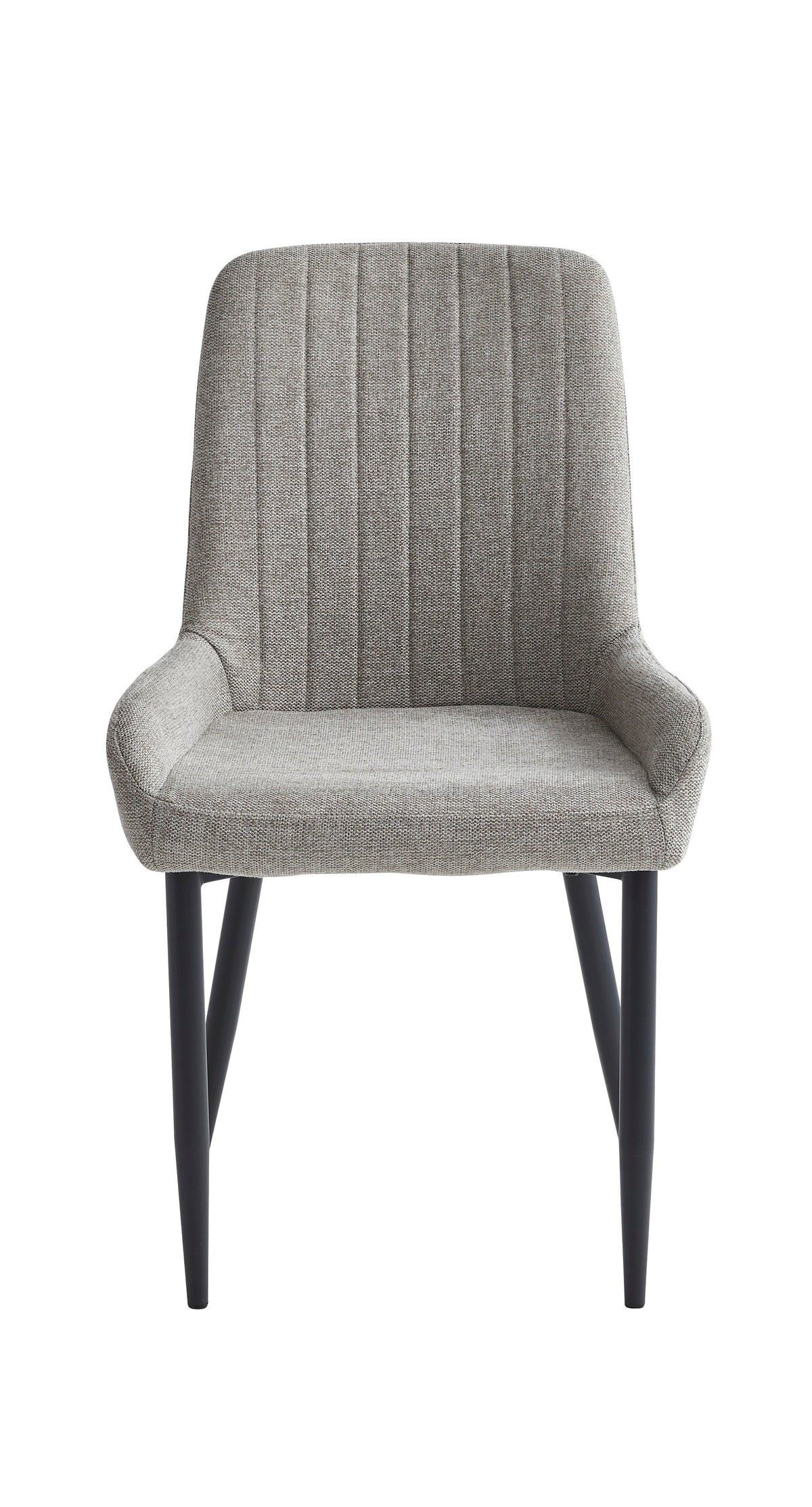 T-1510 / C-1512 7-Piece Dining Set (Greyish/Beige Fabric)