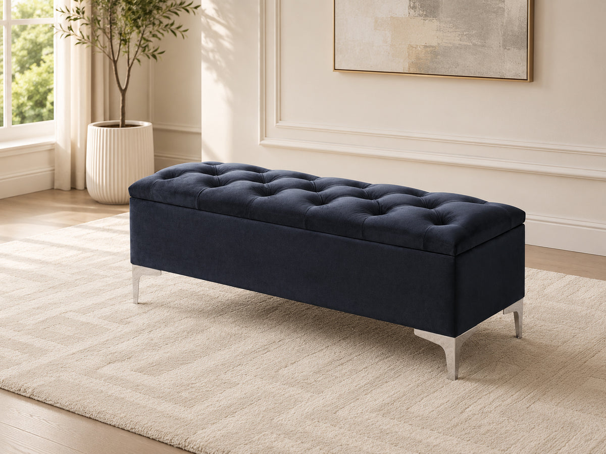 IF-6501 Bench (Black Velvet)