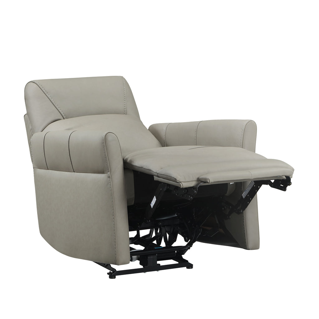 IF-6391 Recliner (Pewter Leather Match)