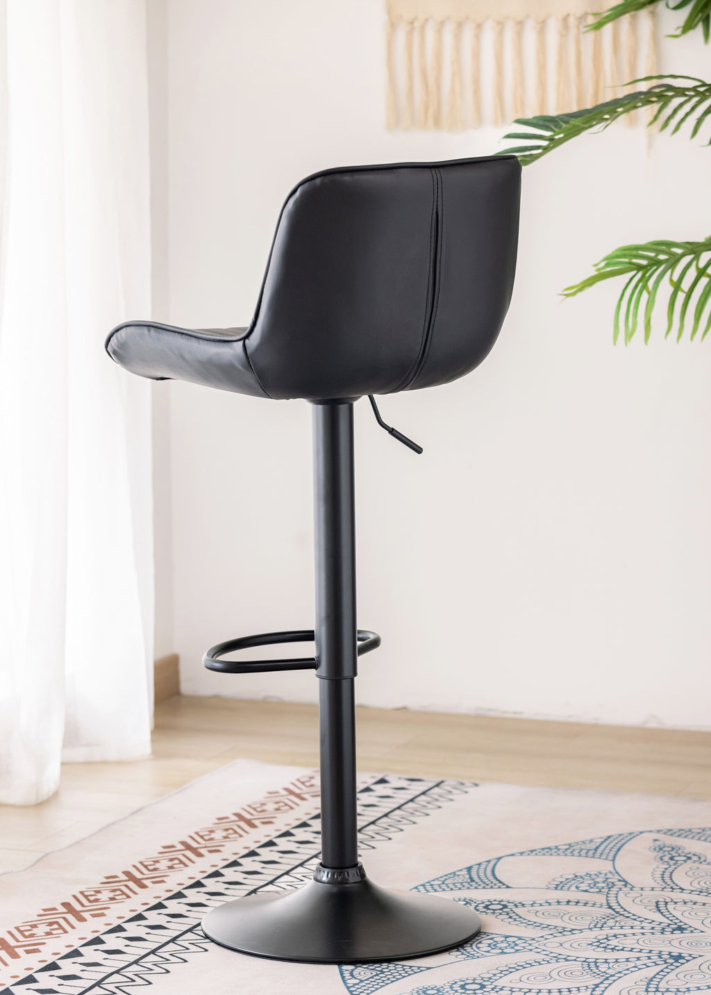 ST-7820 Bar Stool (Black PU) (Set of 2)