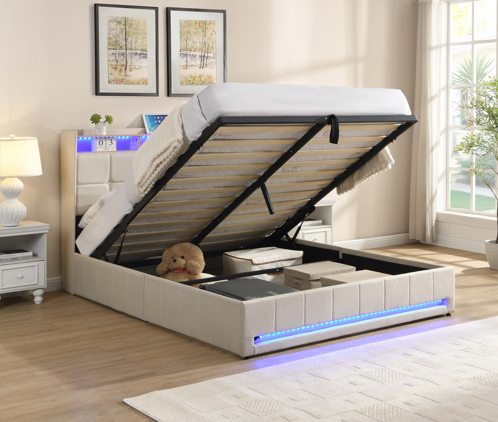 IF 5404 Bed (Beige)