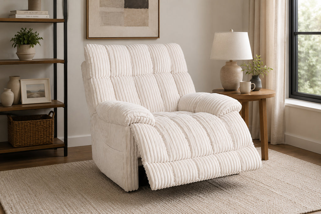 IF-6125 Recliner (White) - Bluetooth Audio