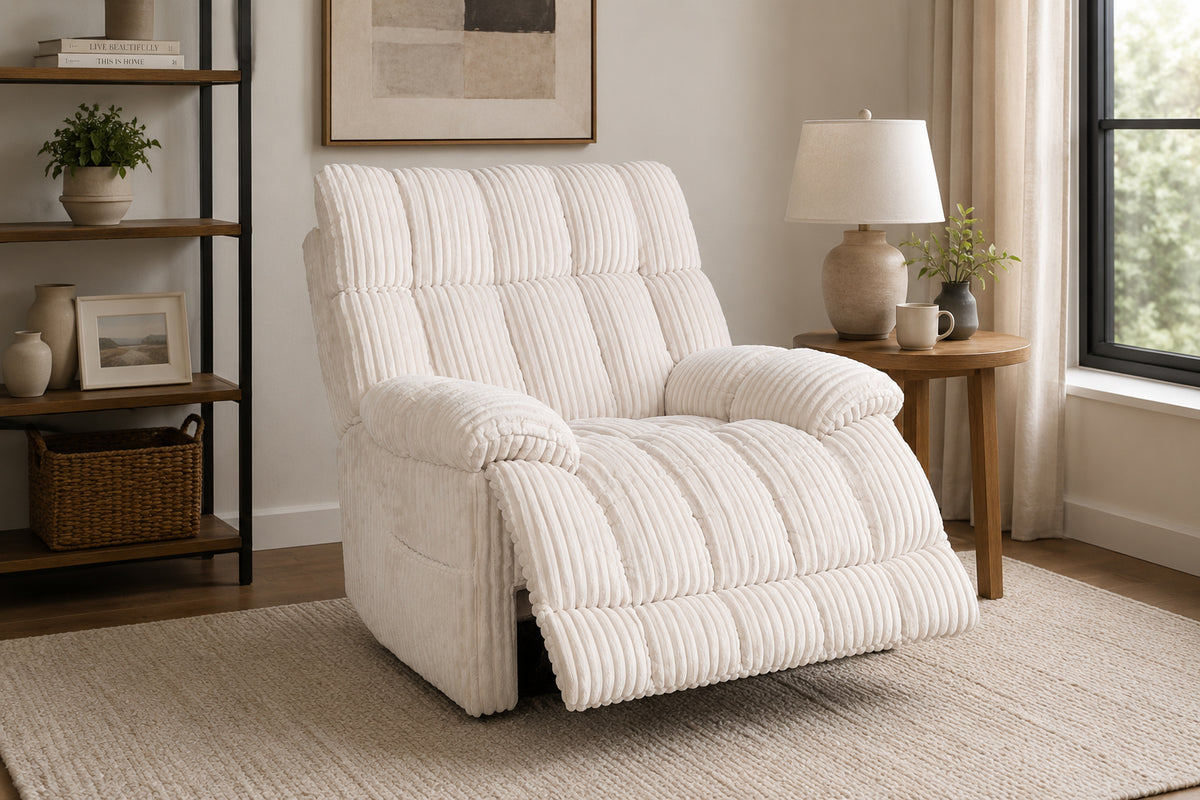 IF-6125 Recliner (White) - Bluetooth Audio