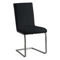 C-1040B Dining Chair (Black PU) (Set of 2)