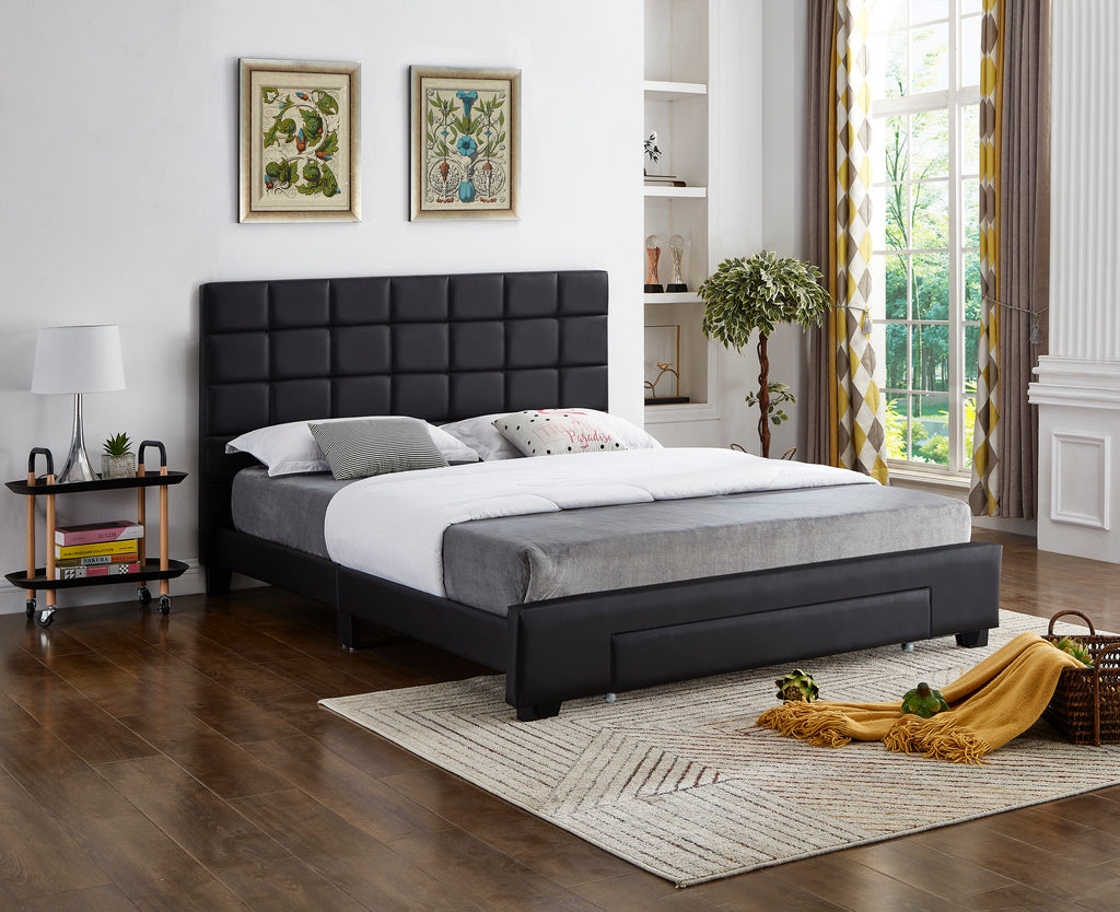 IF 5490 Bed (Black PU)