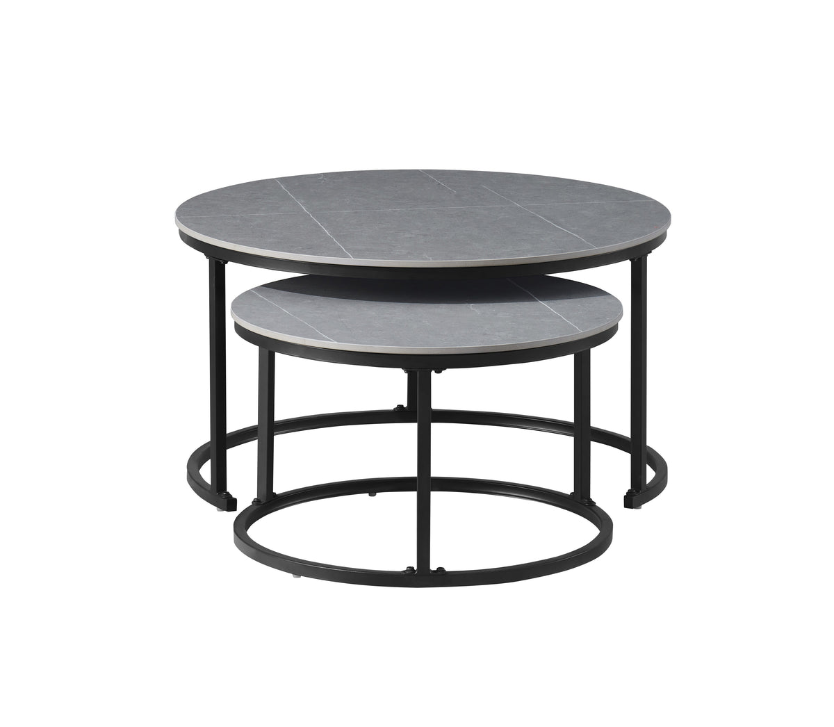 IF-2631 2-Piece Coffee Table Set (Armani Grey Stone)