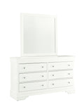 Pompei (White) Dresser & Mirror