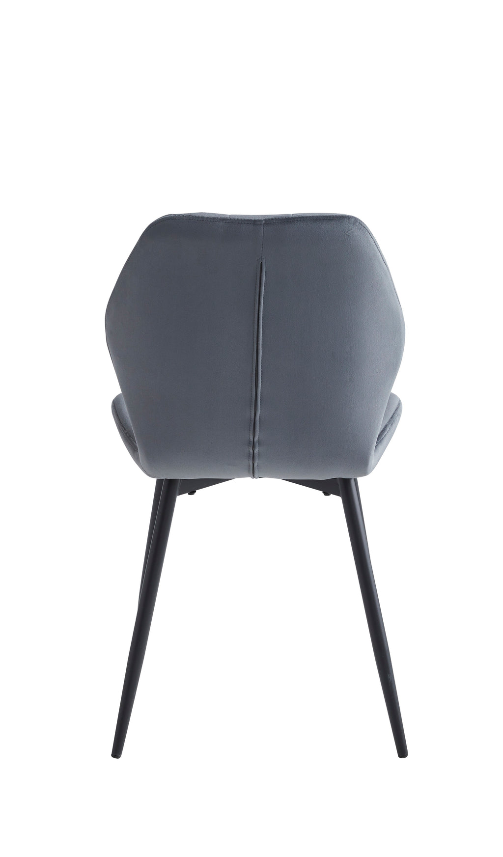 T-1530 / C-1536 7-Piece Dining Set (Dark Grey Velvet)