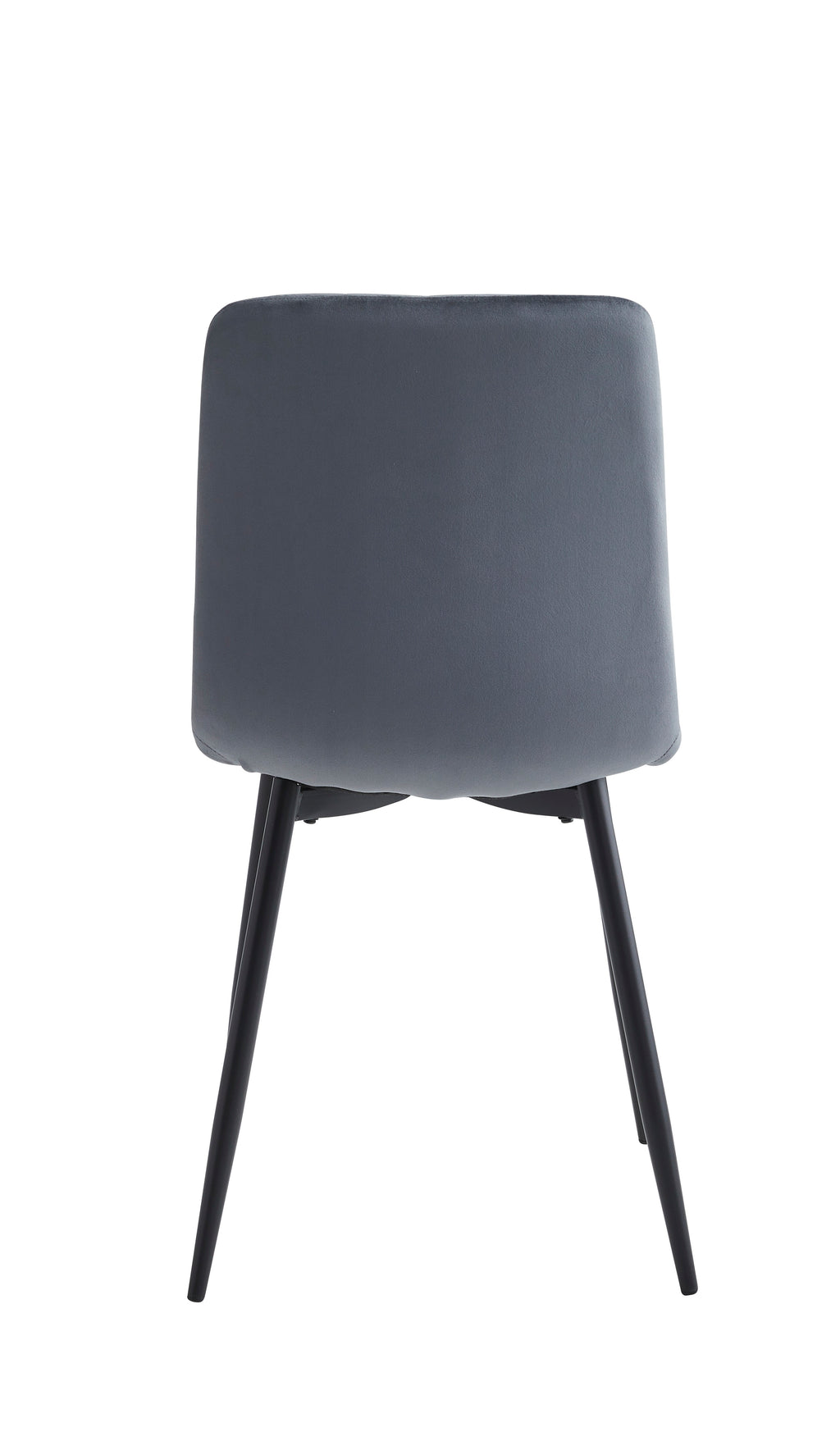 T-1472 / C-1474 7-Piece Dining Set (Dark Grey Velvet)