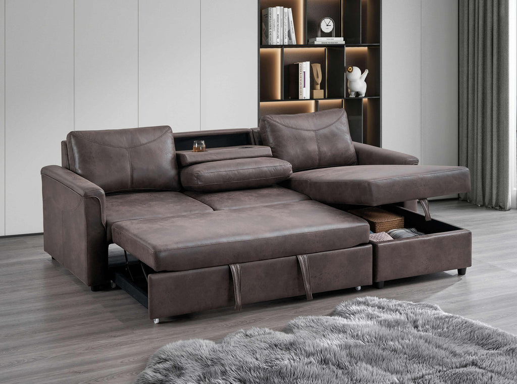 IF-9075 / IF-9076 Sofa Bed Sectional