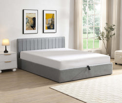 IF 5163 Bed (Grey Fabric)
