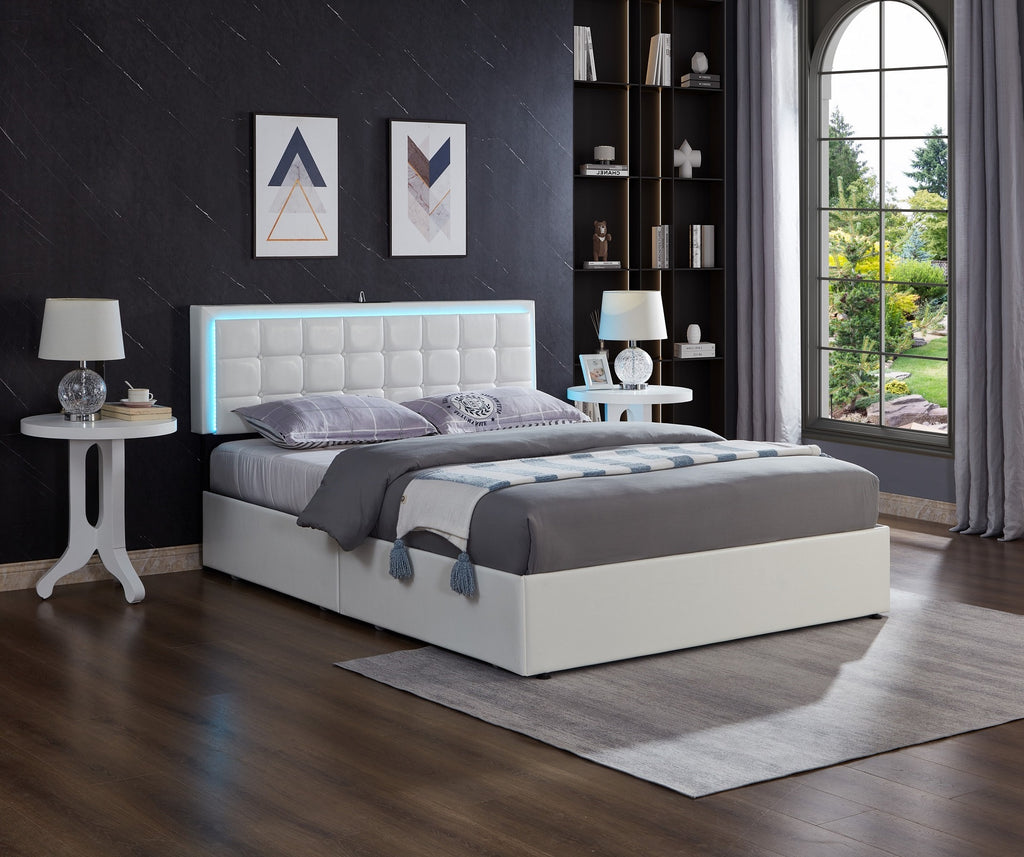 IF 5402 Bed (White PU)