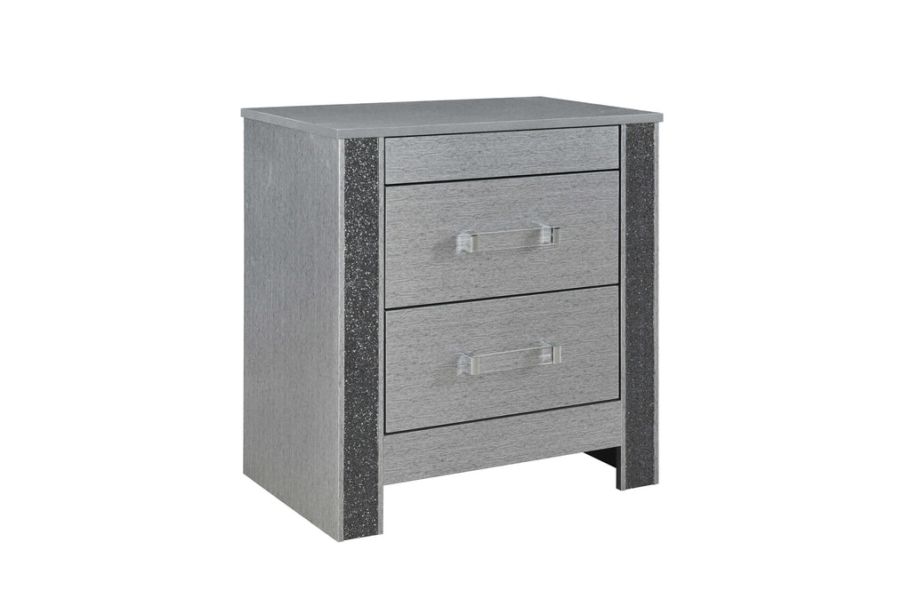 Logan-Silver Nightstand