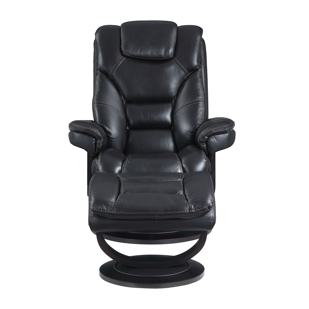 IF-6200 Recliner (Black Leather Match)