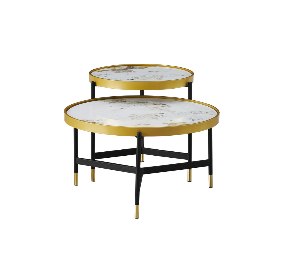 IF-2625 2-Piece Coffee Table Set (Pandora Stone)