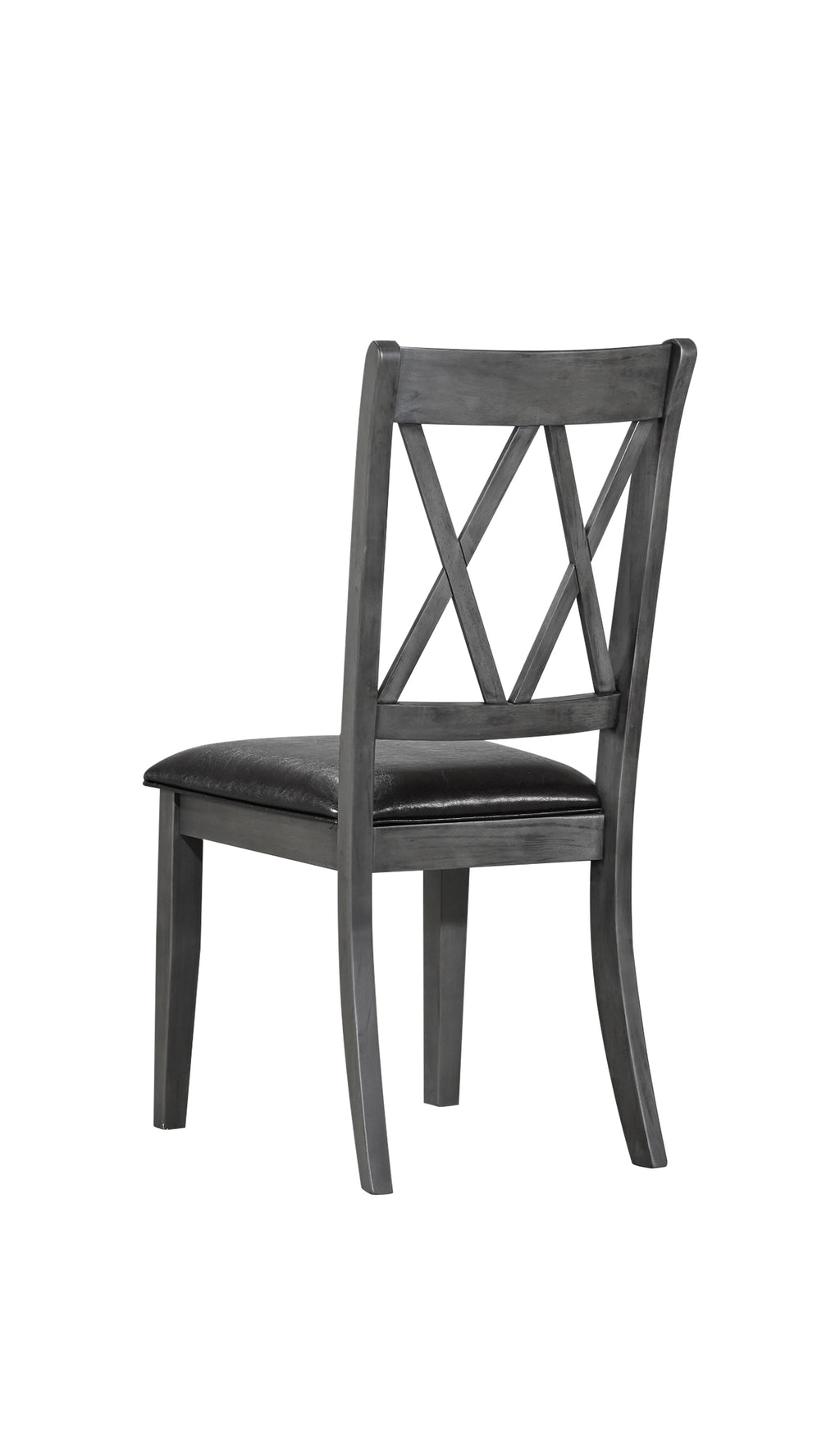 C-1099 Dining Chair (Black PU) (Set of 2)