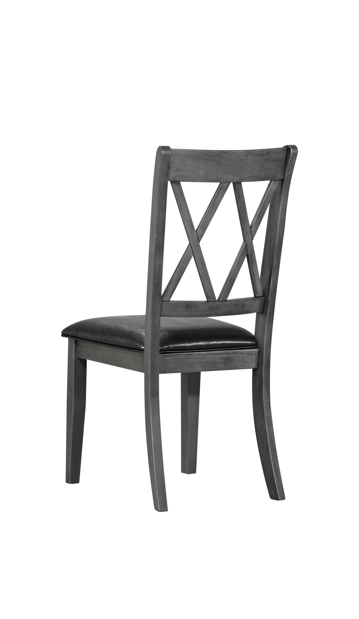 C-1099 Dining Chair (Black PU) (Set of 2)