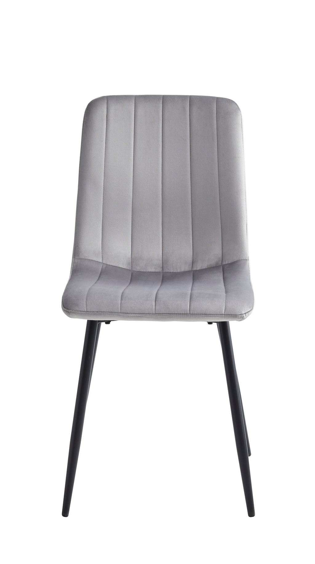 T-1472 / C-1473 7-Piece Dining Set (Light Grey Velvet)