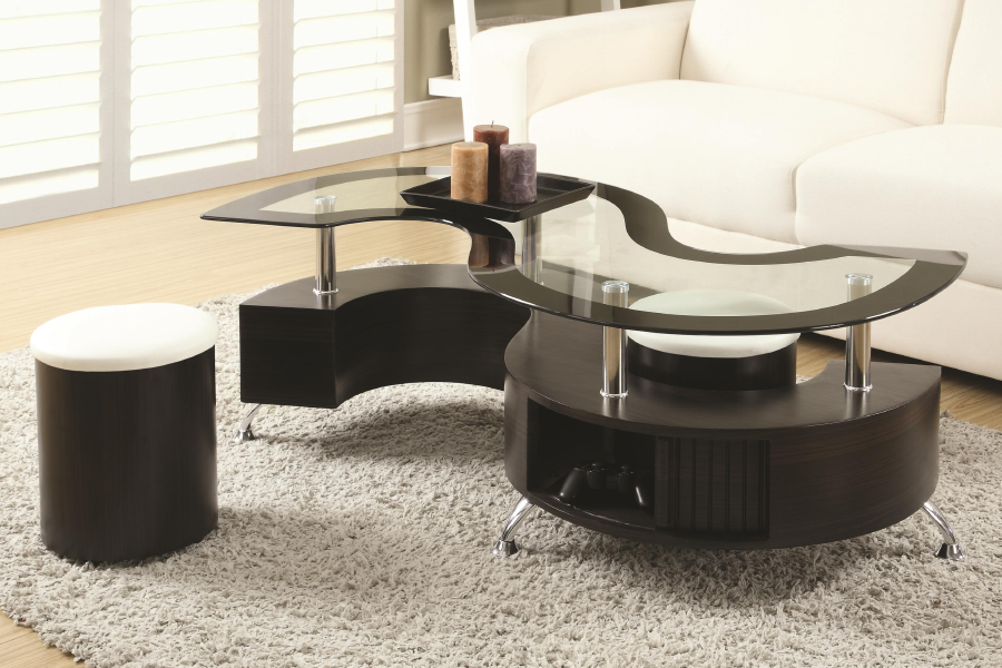 IF-2050 Coffee Table with 2 Stools
