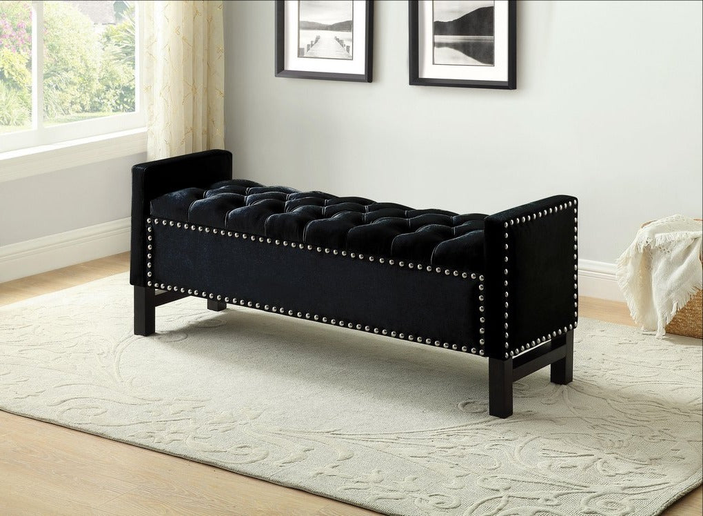 IF-6401 Bench (Black Velvet)