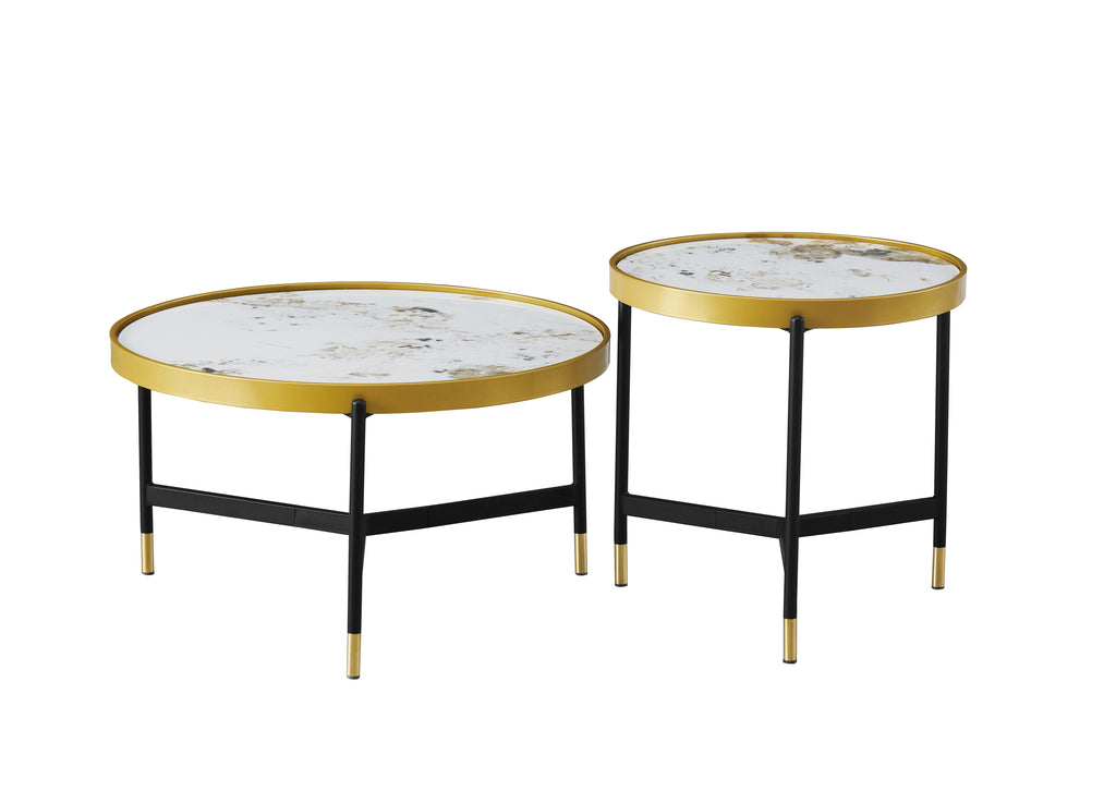 IF-2625 2-Piece Coffee Table Set (Pandora Stone)