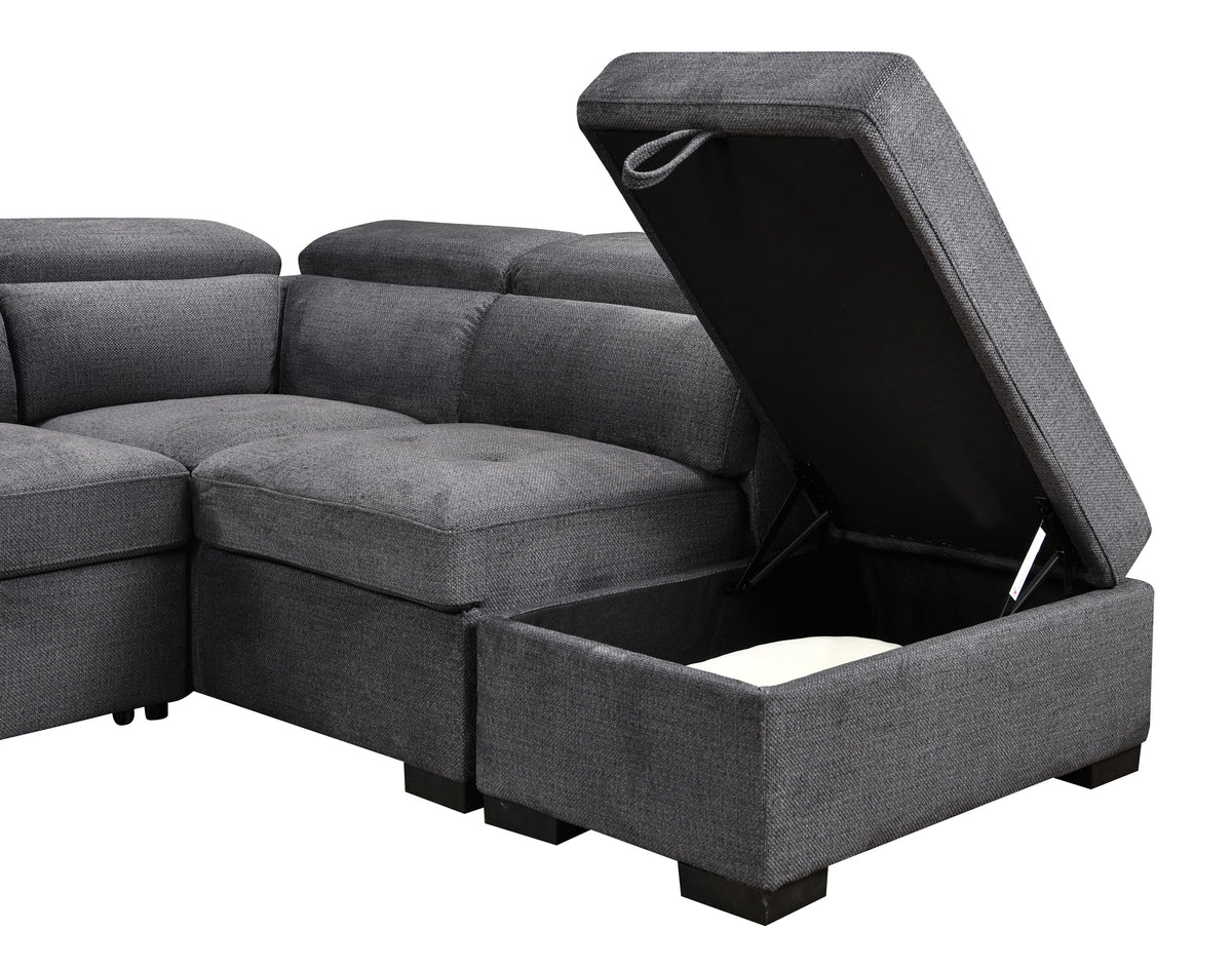 IF-9090 LHF Sofa Bed Sectional