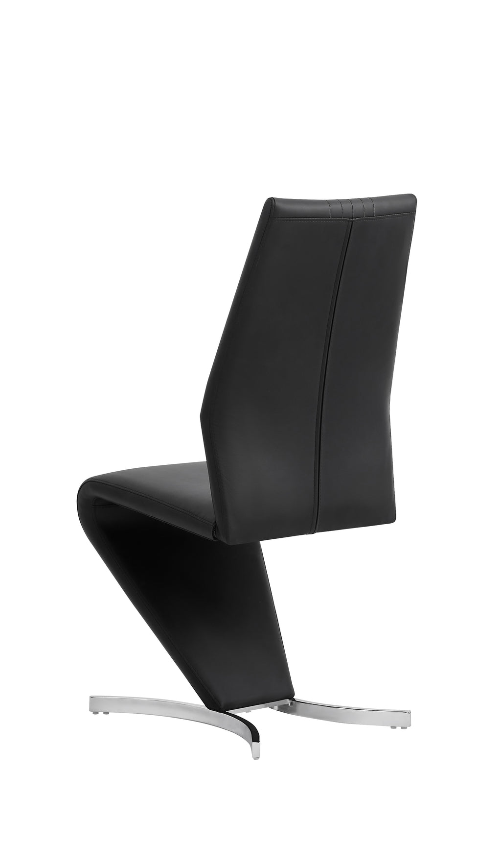 C-1782 Dining Chair (Black PU) (Set of 2)