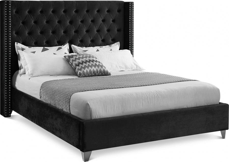 IF 5893 Bed (Black Velvet)