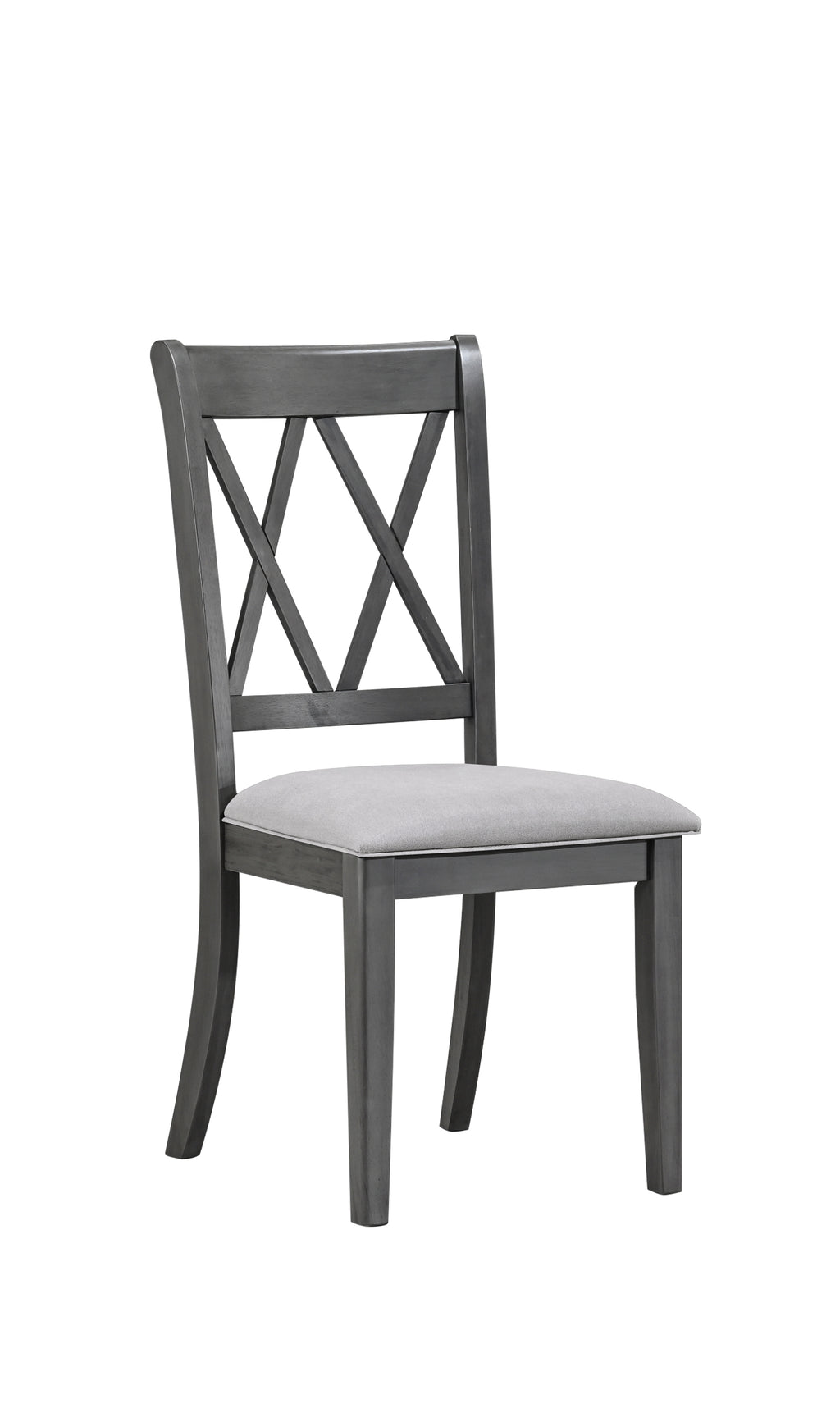 C-1098 Dining Chair (Grey Fabric) (Set of 2)
