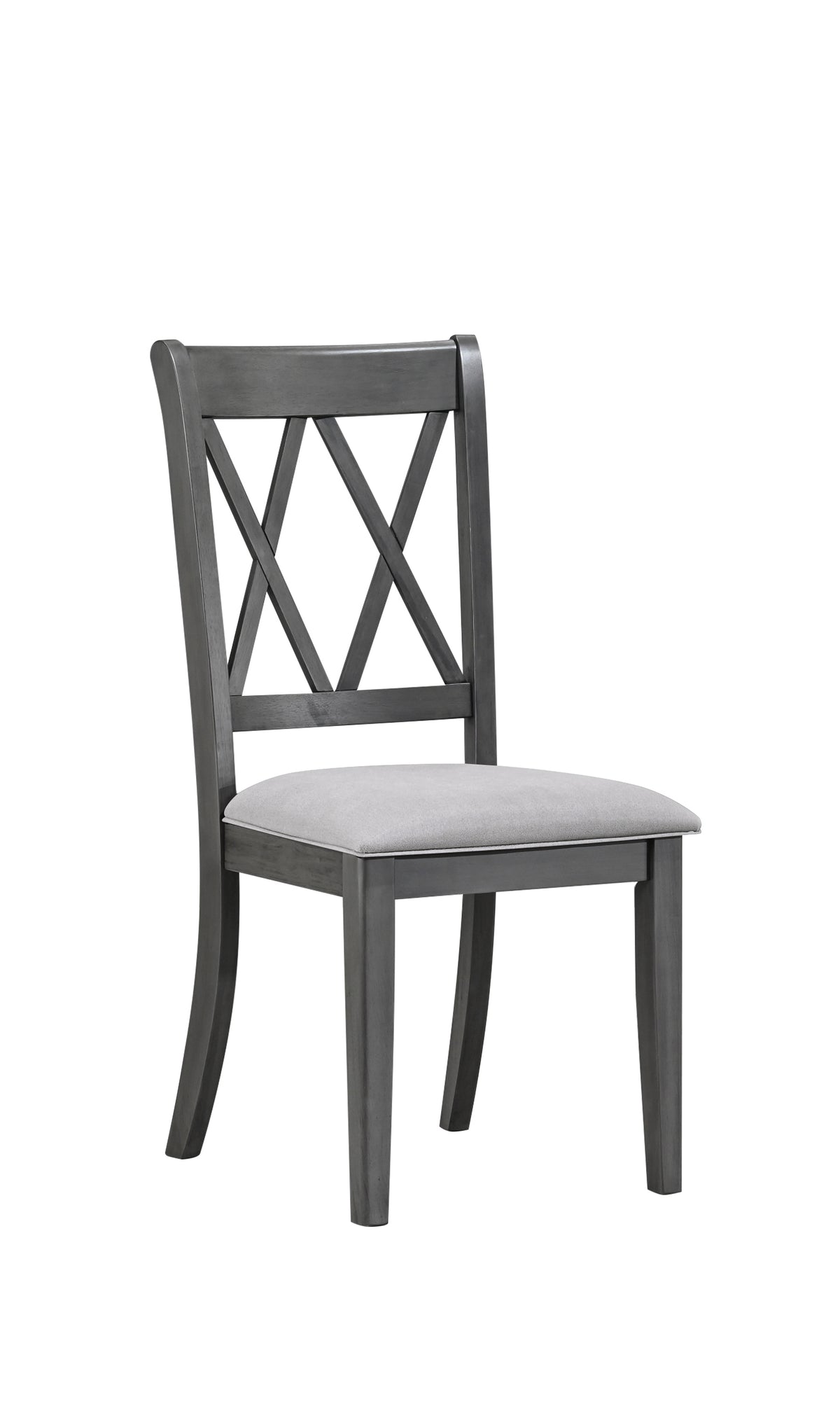 C-1098 Dining Chair (Grey Fabric) (Set of 2)