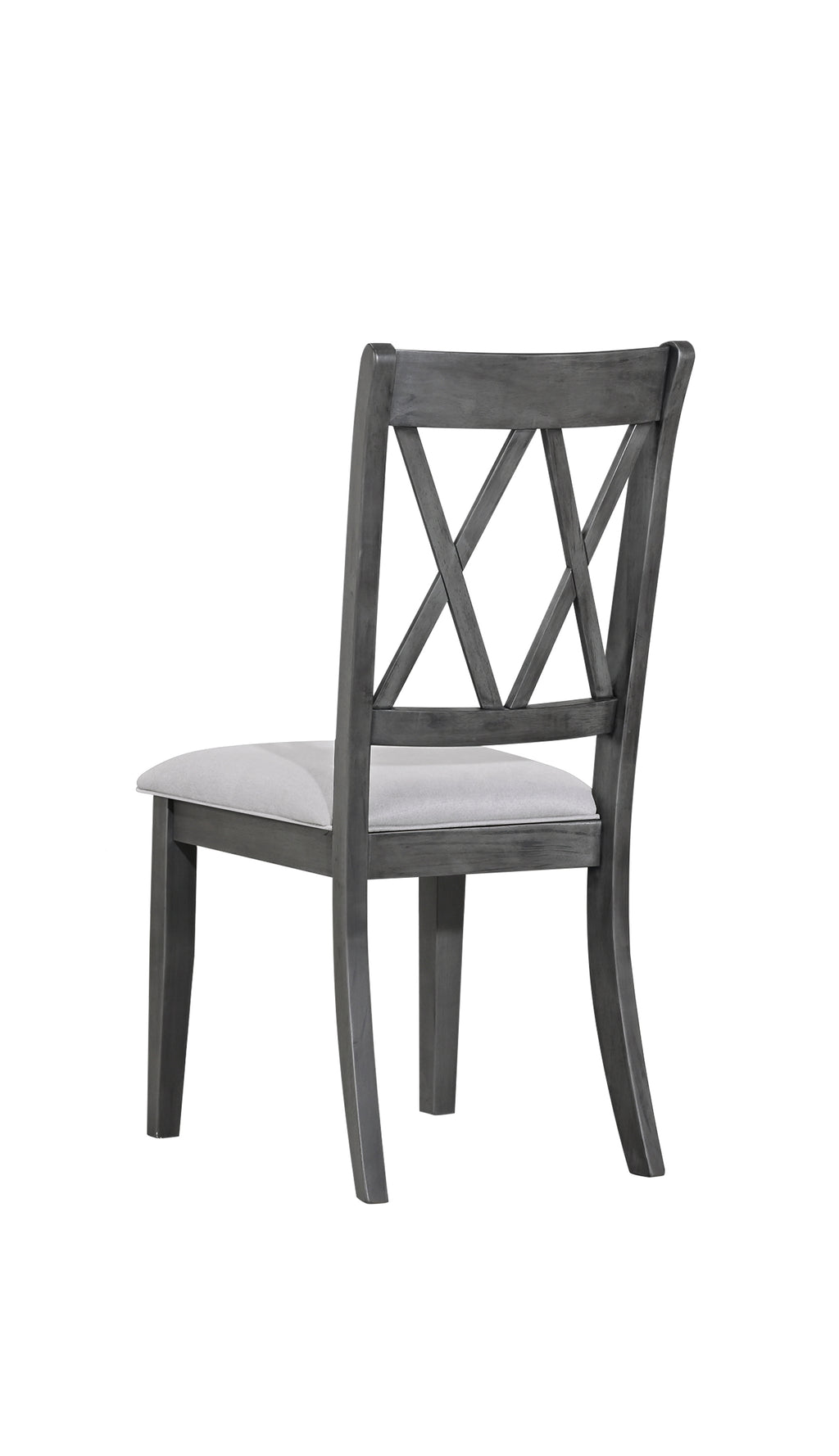 C-1098 Dining Chair (Grey Fabric) (Set of 2)