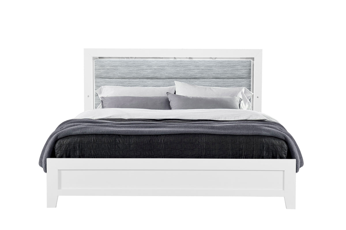 Luccia-White Bed