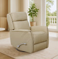 IF-6384 Recliner (Ivory Leather Match)
