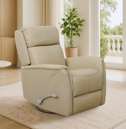 IF-6384 Recliner (Ivory Leather Match)