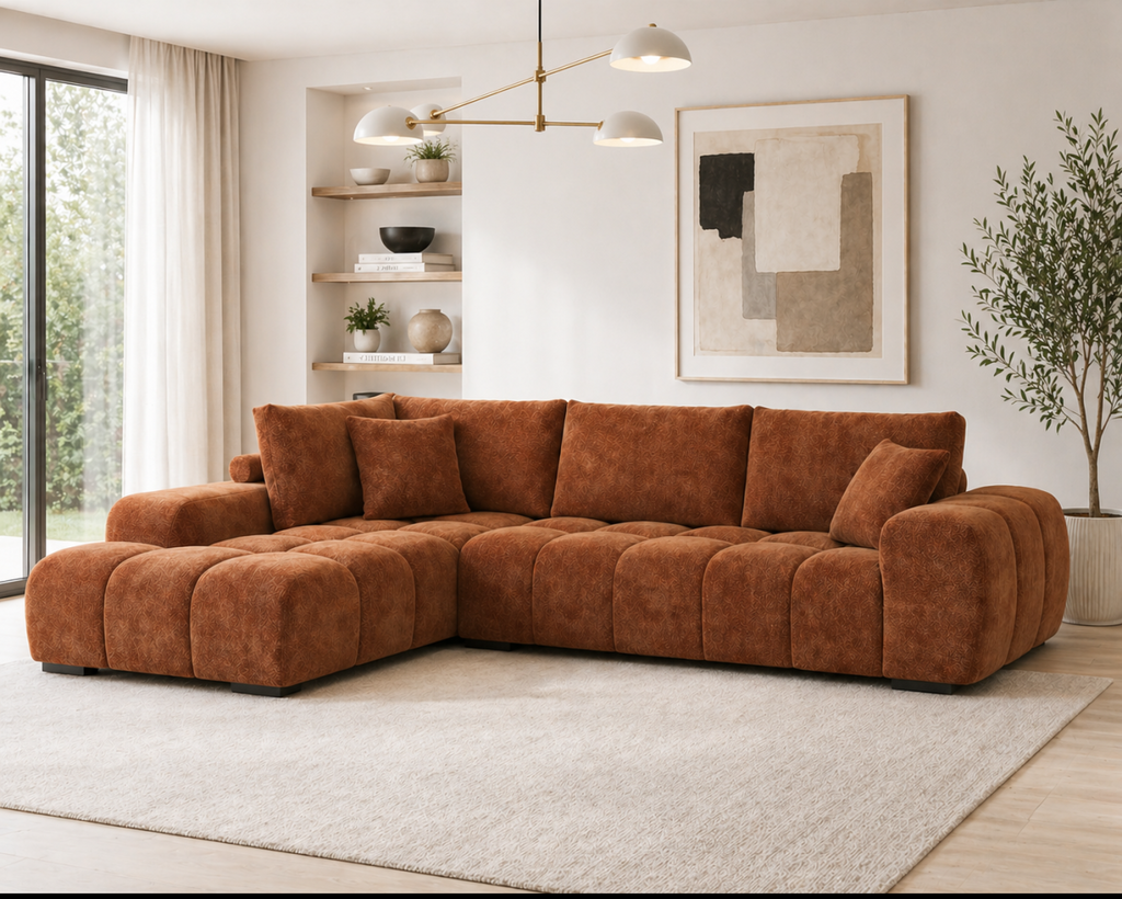 LHF Sectional (Rust)