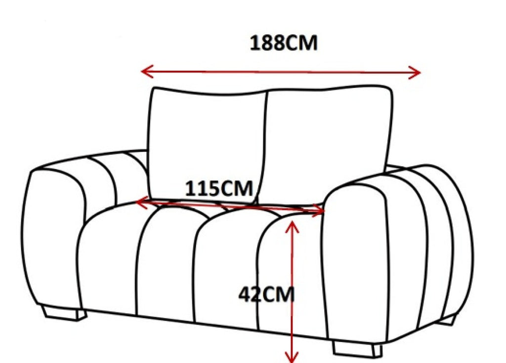 Love Seat (Beige)